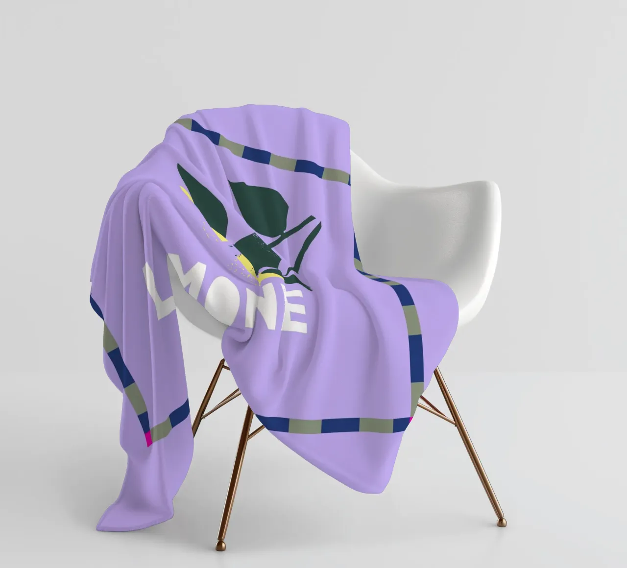 Limone Fleecedecke von Iris Knabenschuh Design