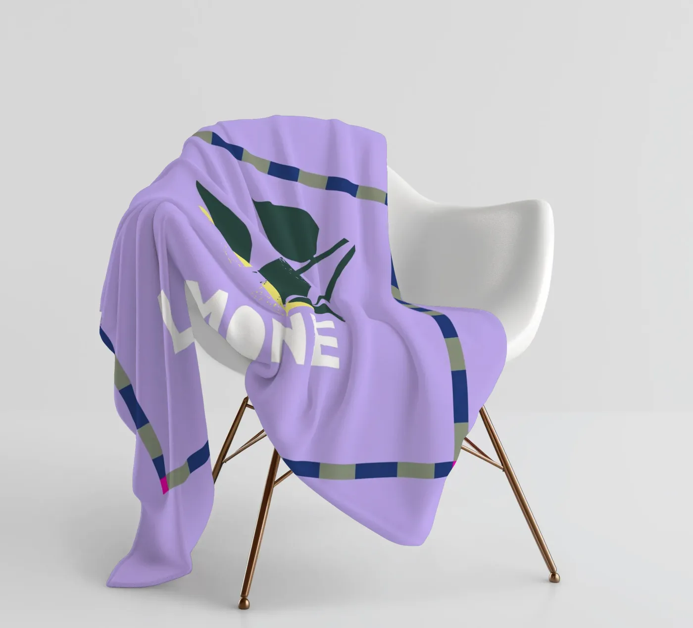 Limone Fleecedecke von Iris Knabenschuh Design