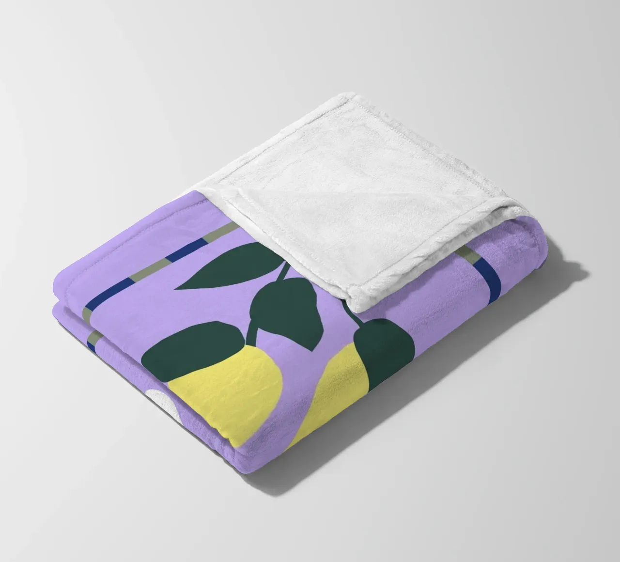 Limone Fleecedecke von Iris Knabenschuh Design