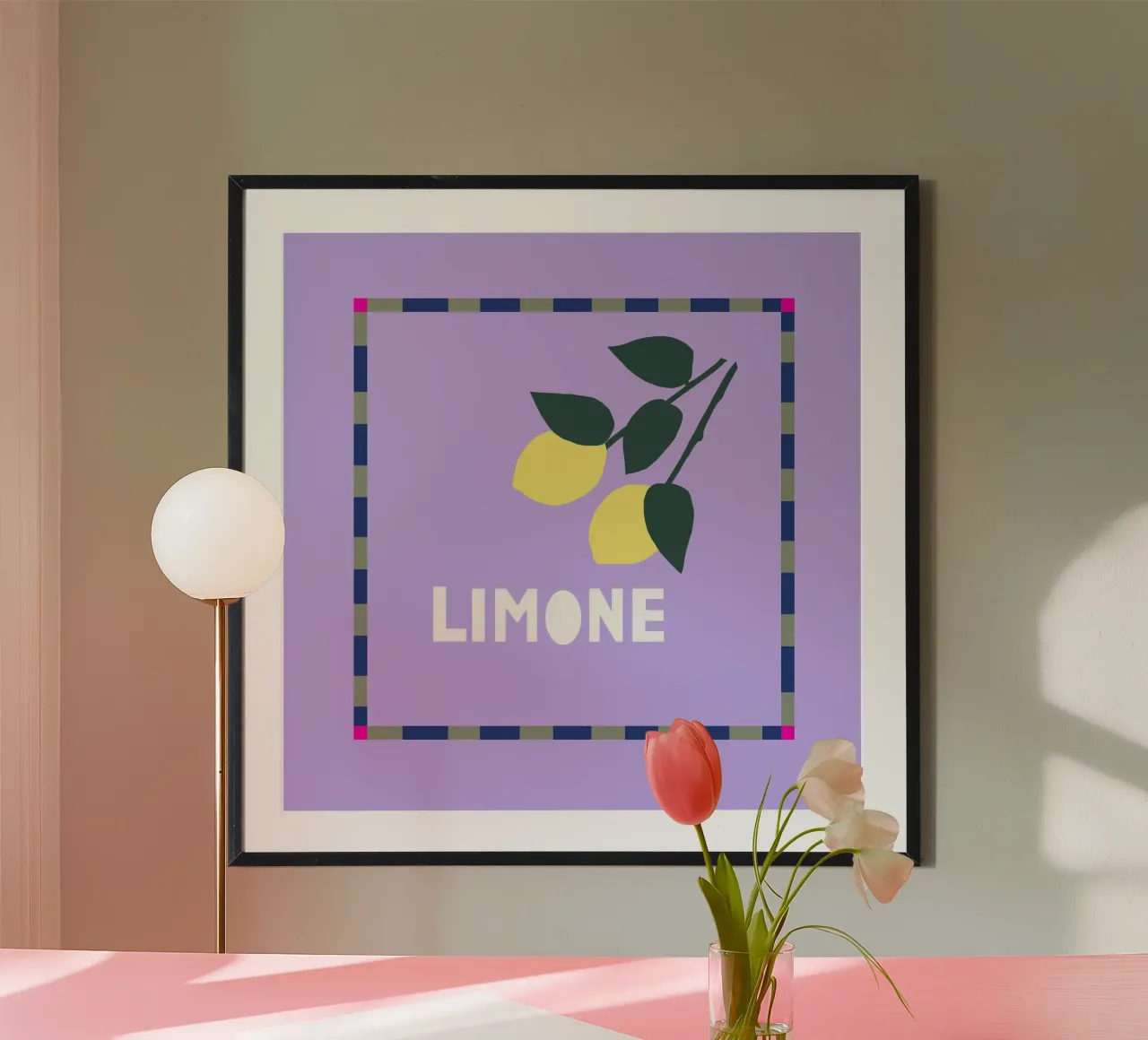 Limone poster da Iris Knabenschuh Design