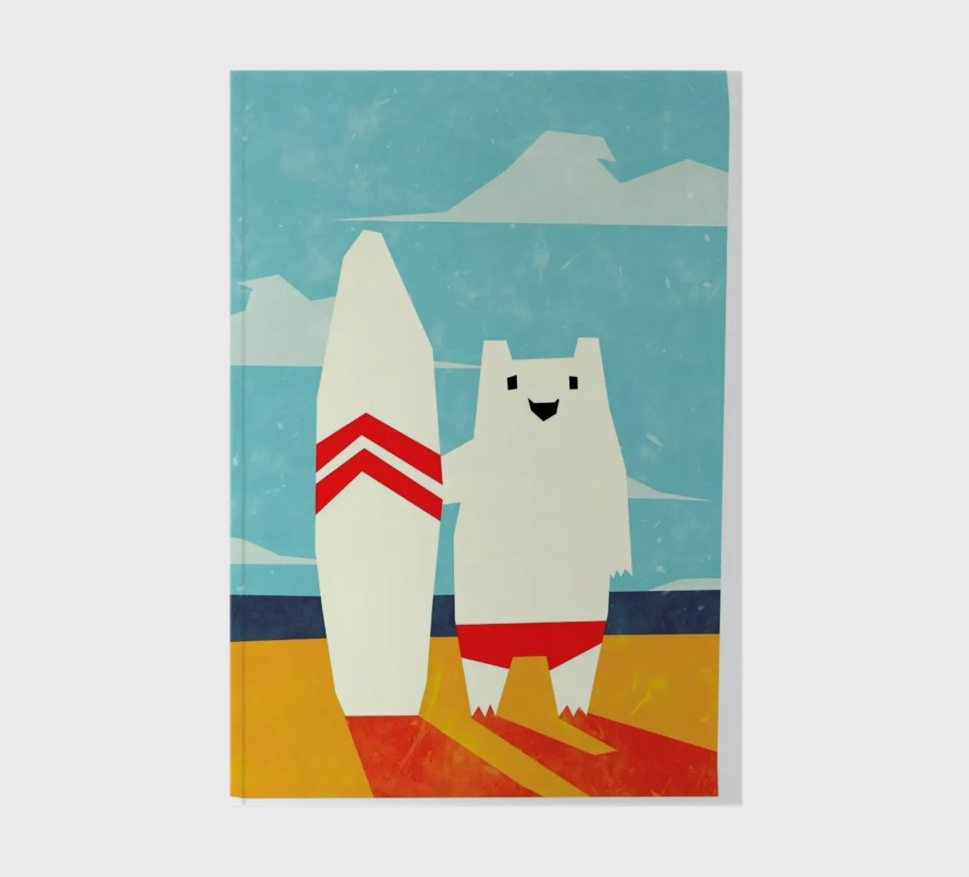 Surf notebook by Yetiland