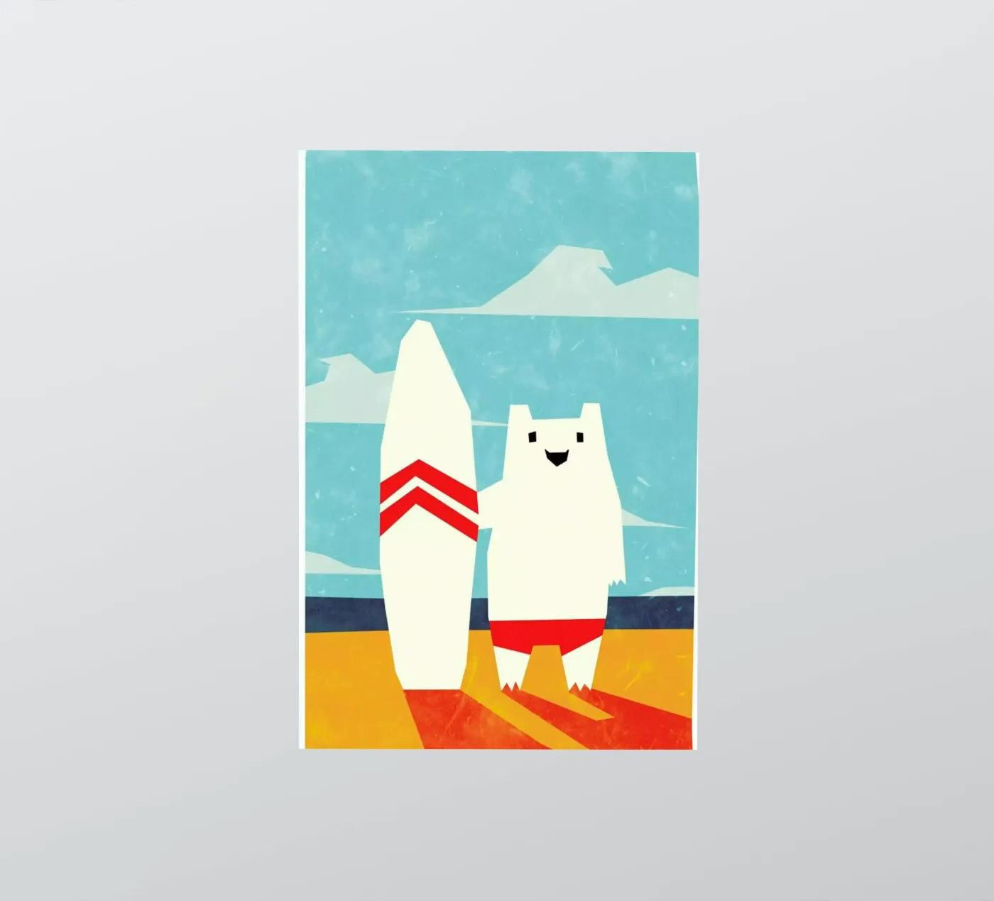 Surf sticker by Yetiland