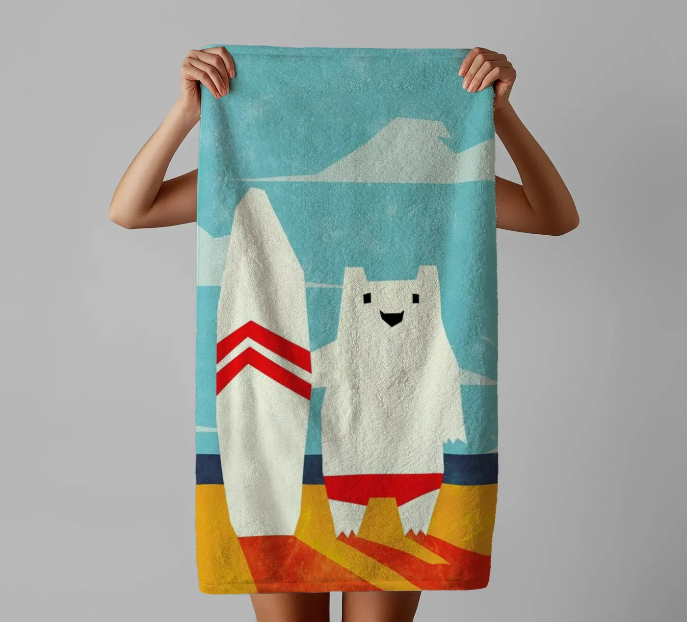 Surf towel by Yetiland
