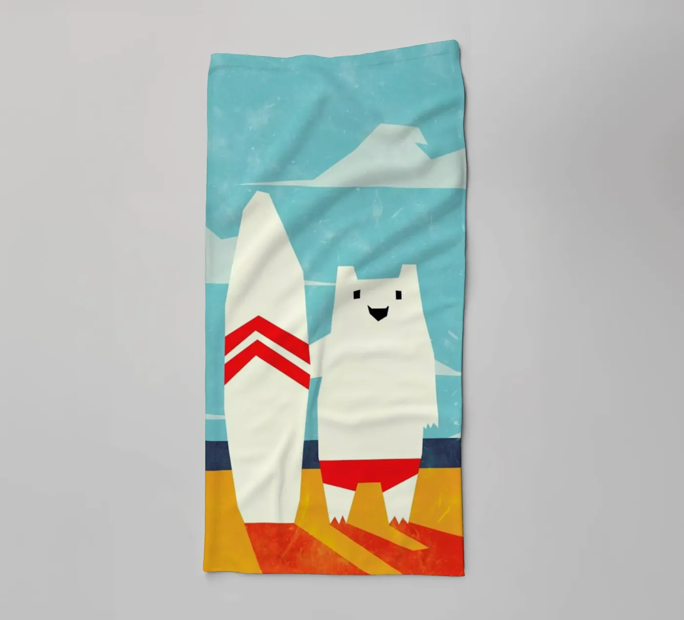 Surf towel by Yetiland