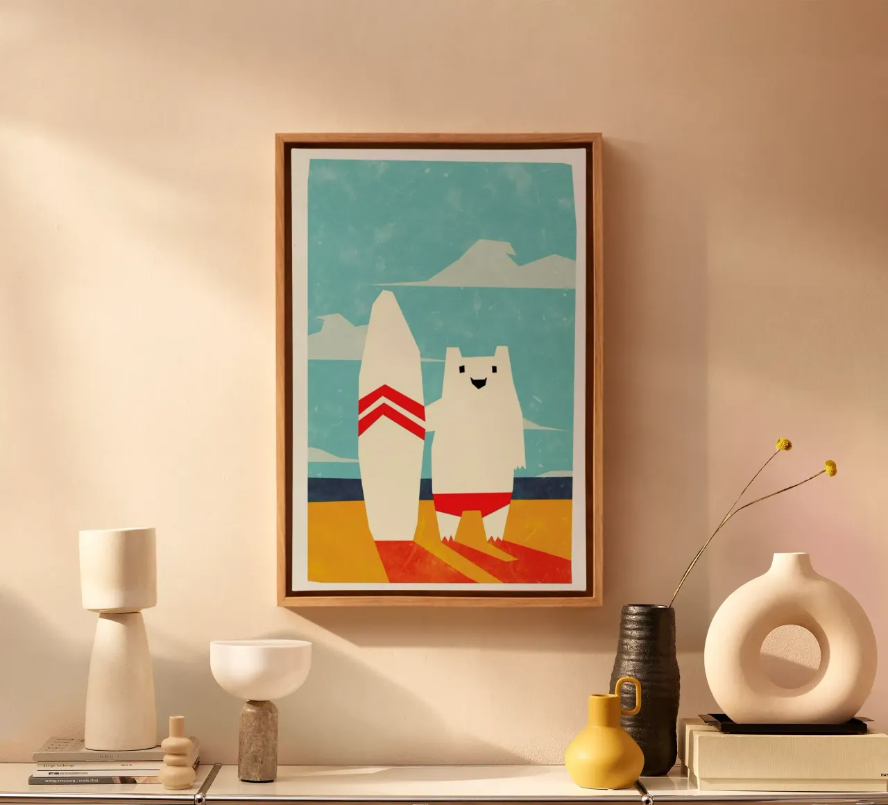 Surf canvas van Yetiland