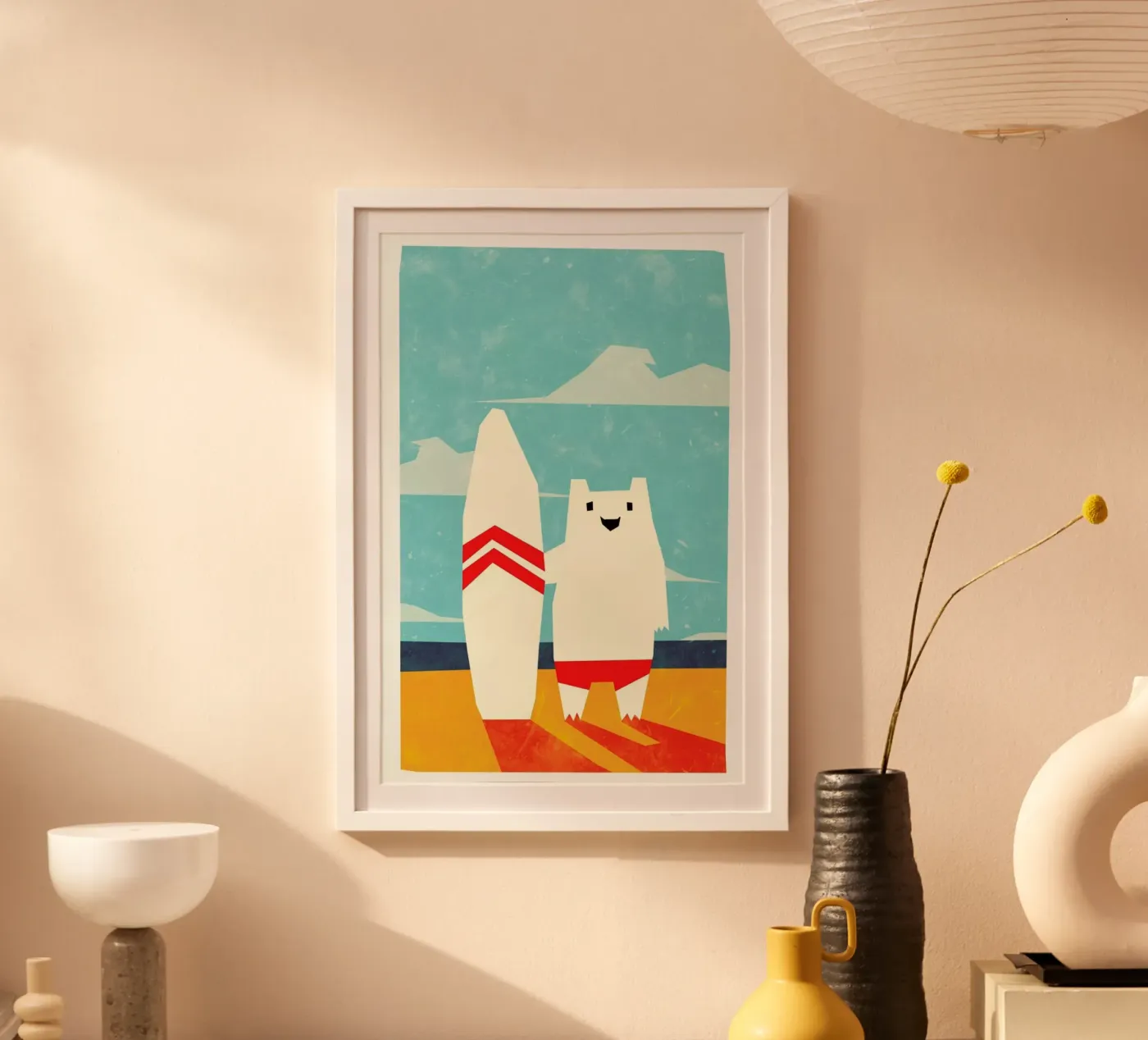 Surf poster by Yetiland