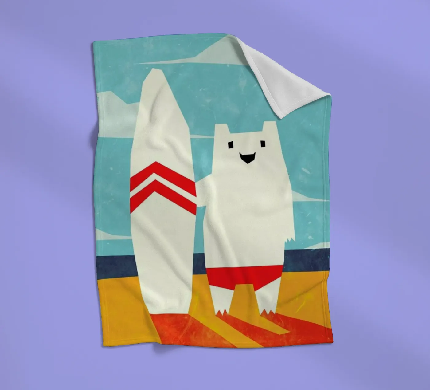 Surf Fleecedecke von Yetiland
