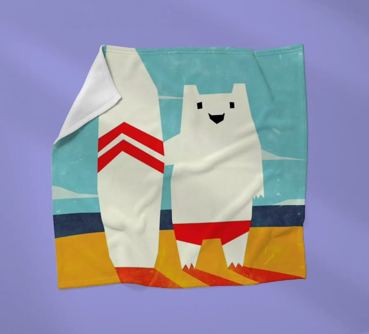 Surf Fleecedecke von Yetiland