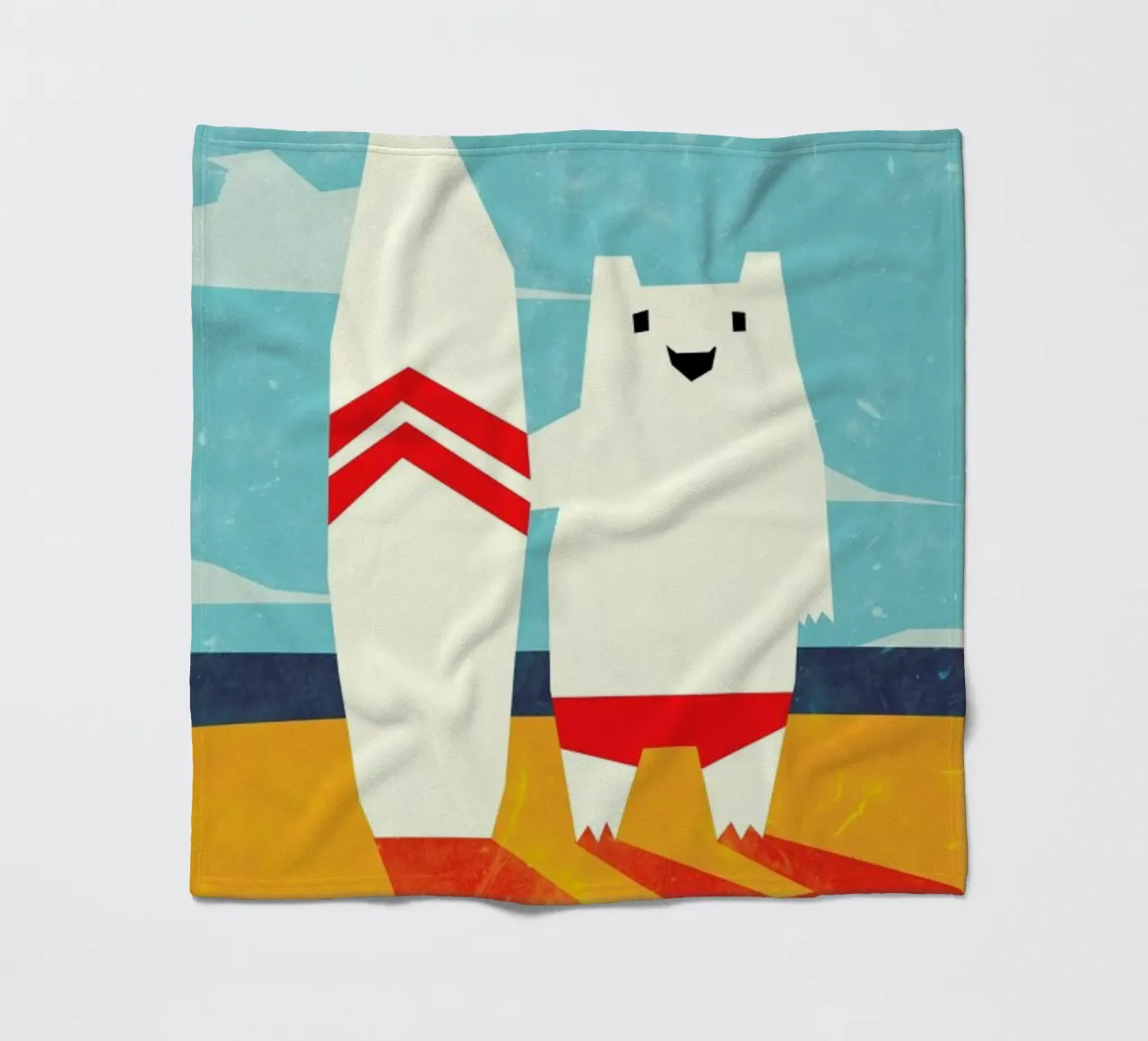 Surf Fleecedecke von Yetiland