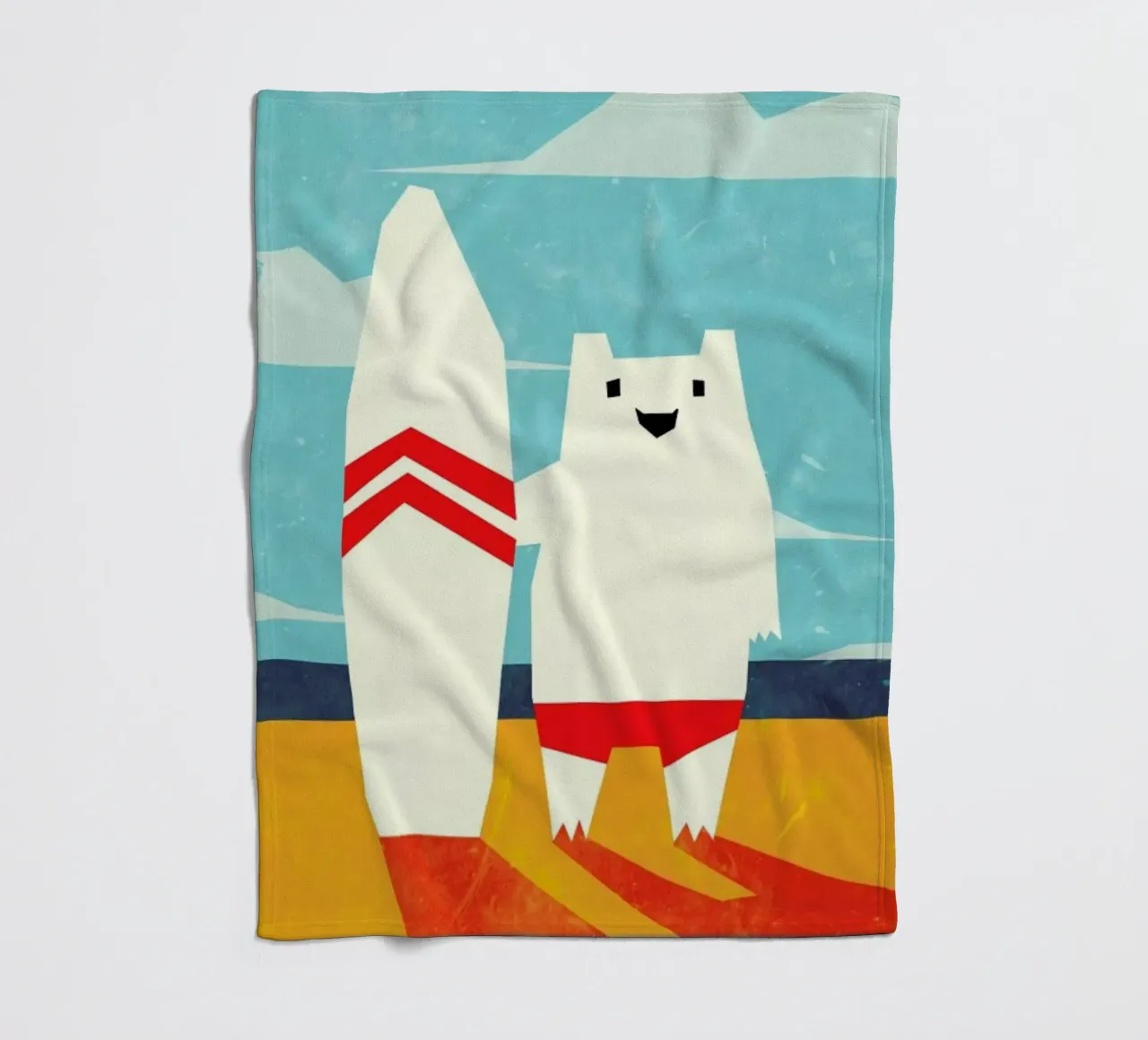 Surf Fleecedecke von Yetiland