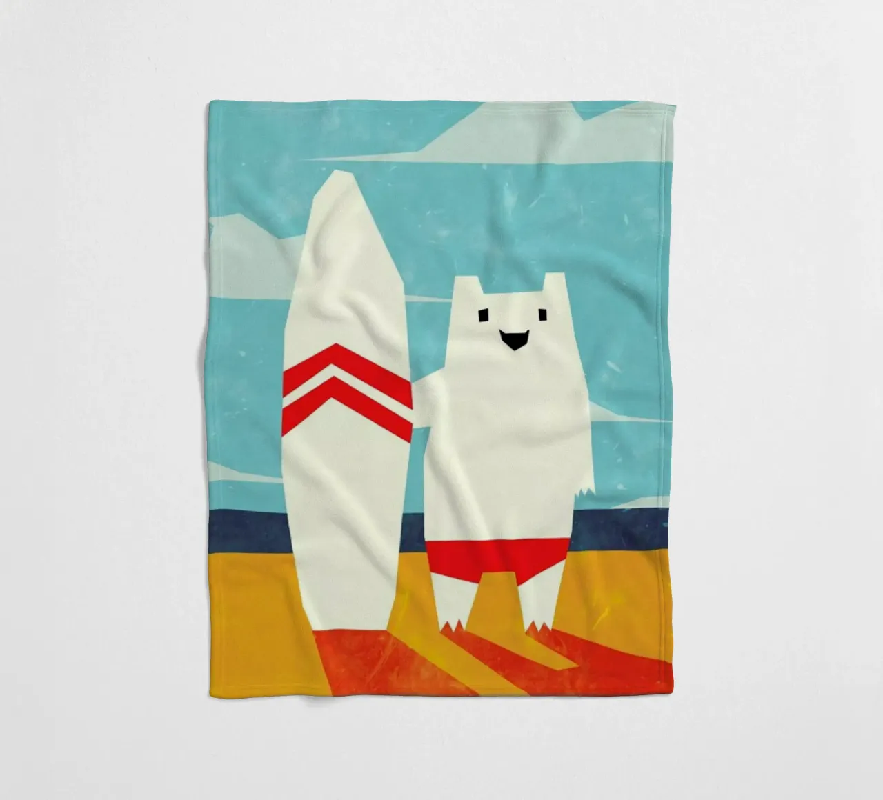 Surf Fleecedecke von Yetiland