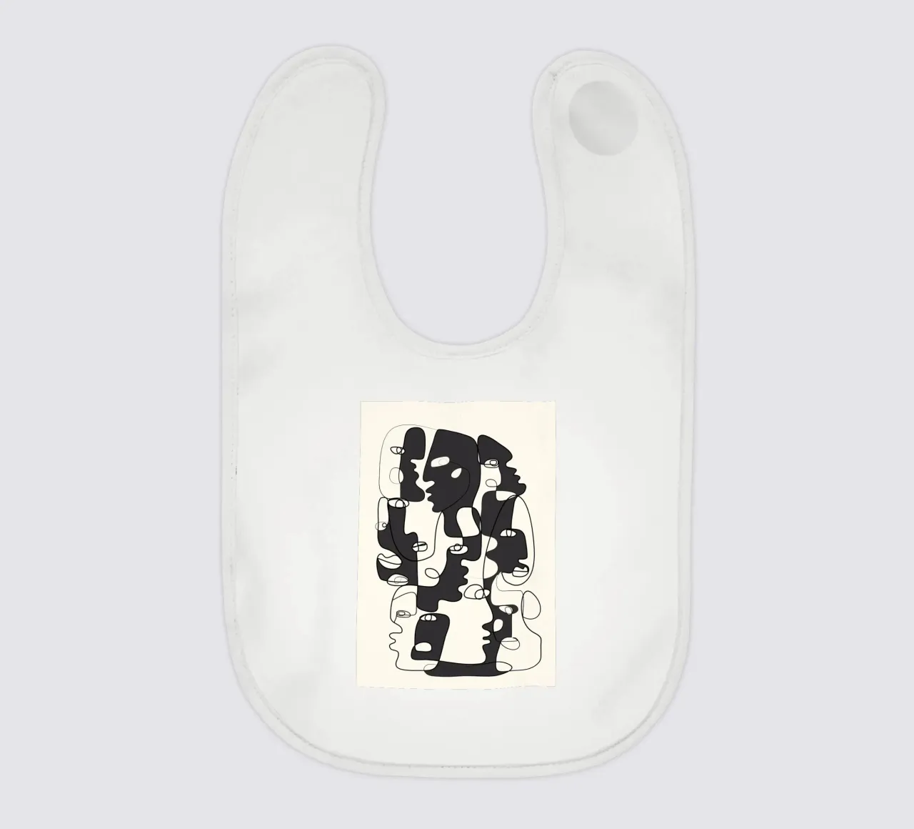 Abstract Faces 2 bavaglino da Flow Line