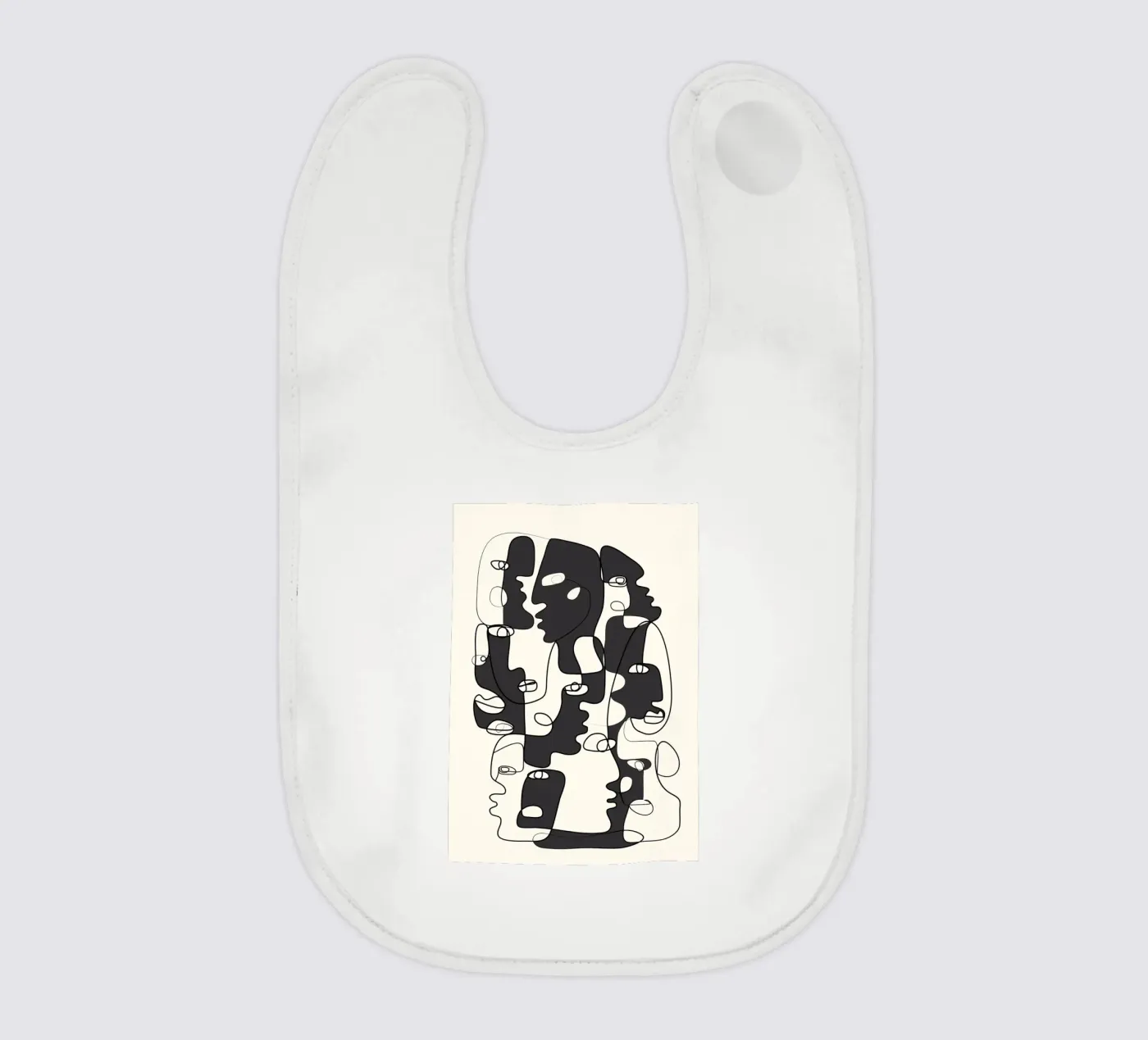 Abstract Faces 2 bavaglino da Flow Line