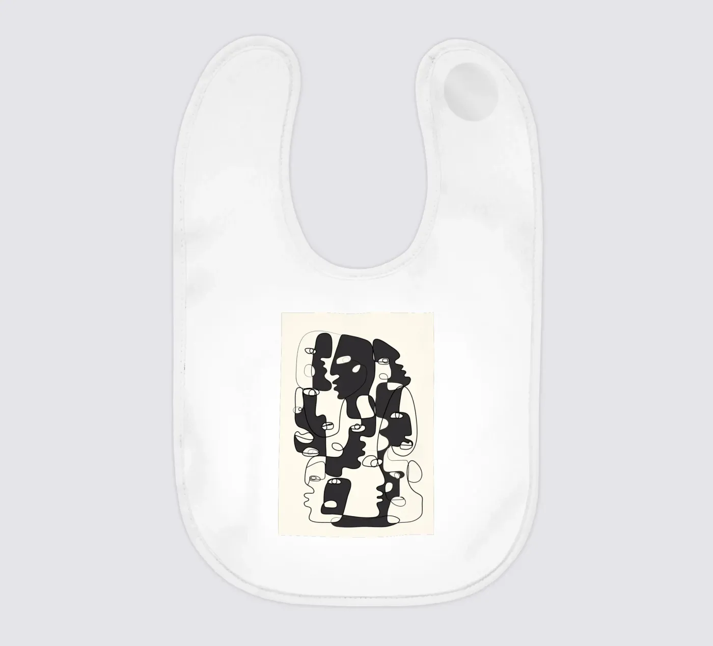 Abstract Faces 2 bavaglino da Flow Line