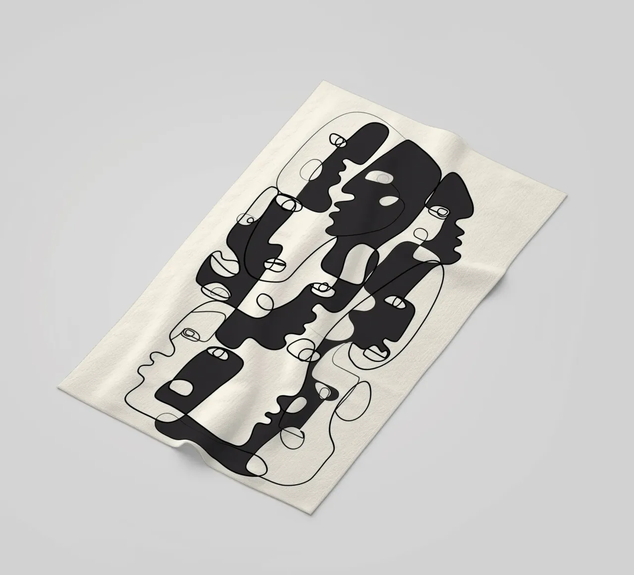 Abstract Faces 2 telo mare da Flow Line