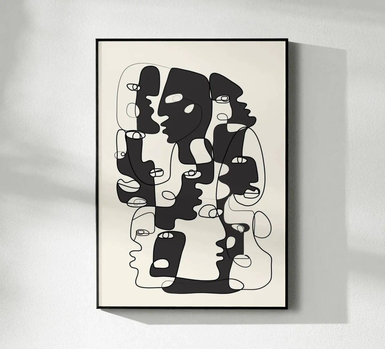 Abstract Faces 2 plexiglass da Flow Line