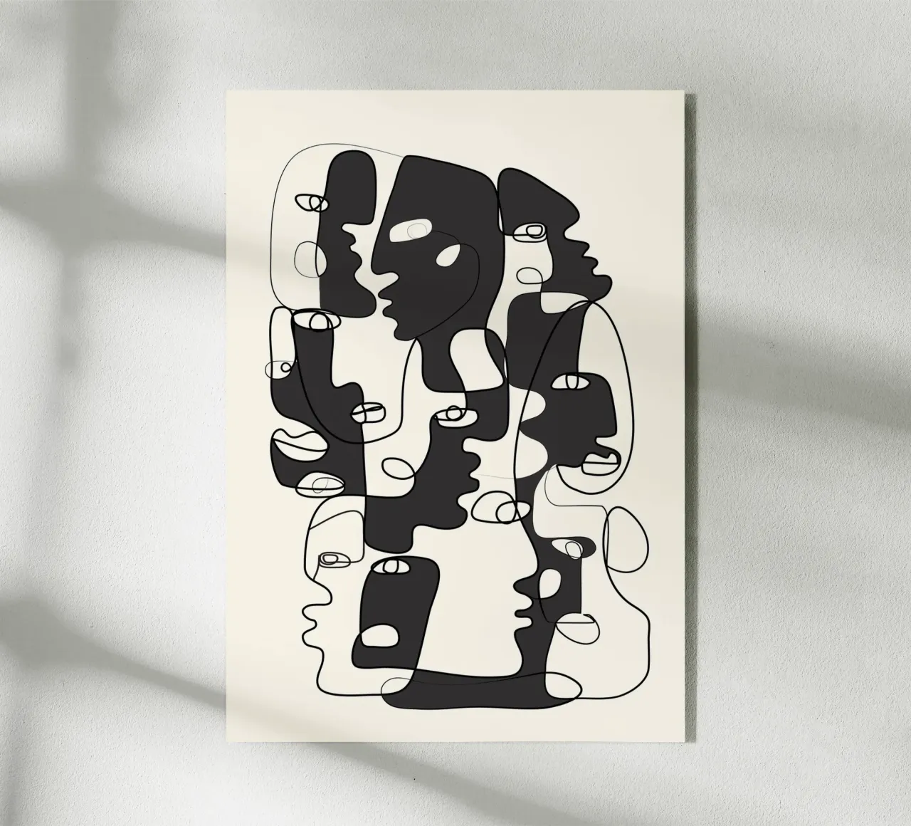 Abstract Faces 2 plexiglass da Flow Line