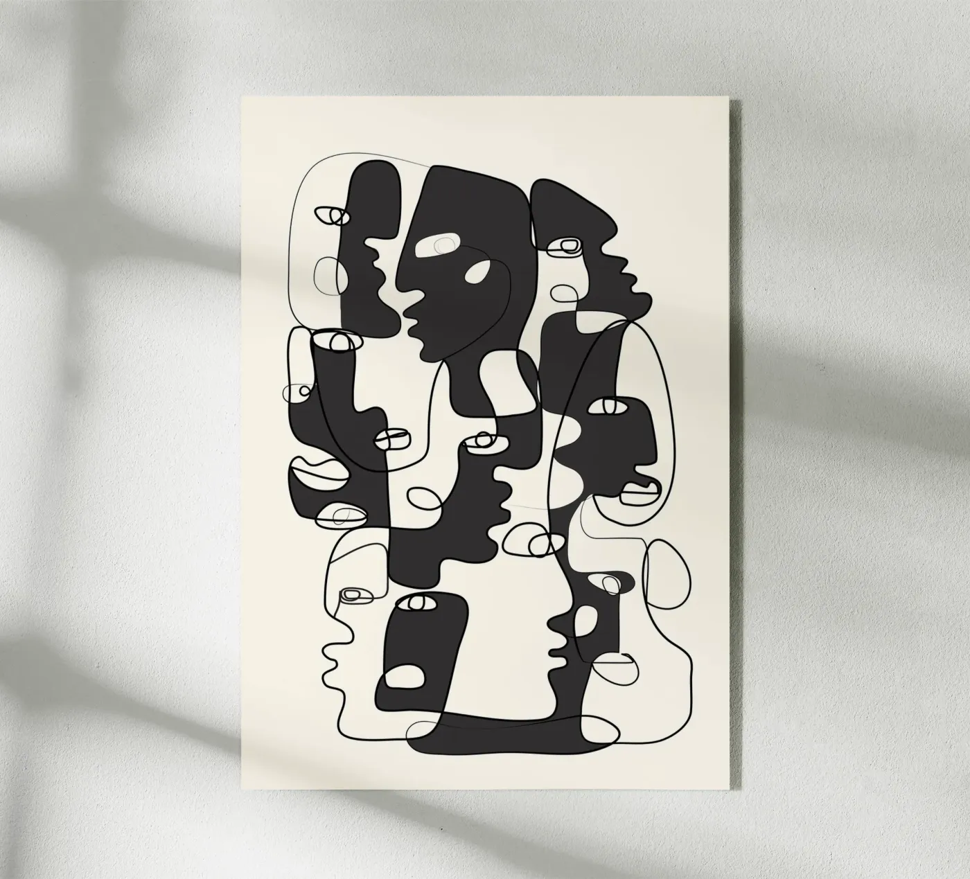 Abstract Faces 2 plexiglas de Flow Line