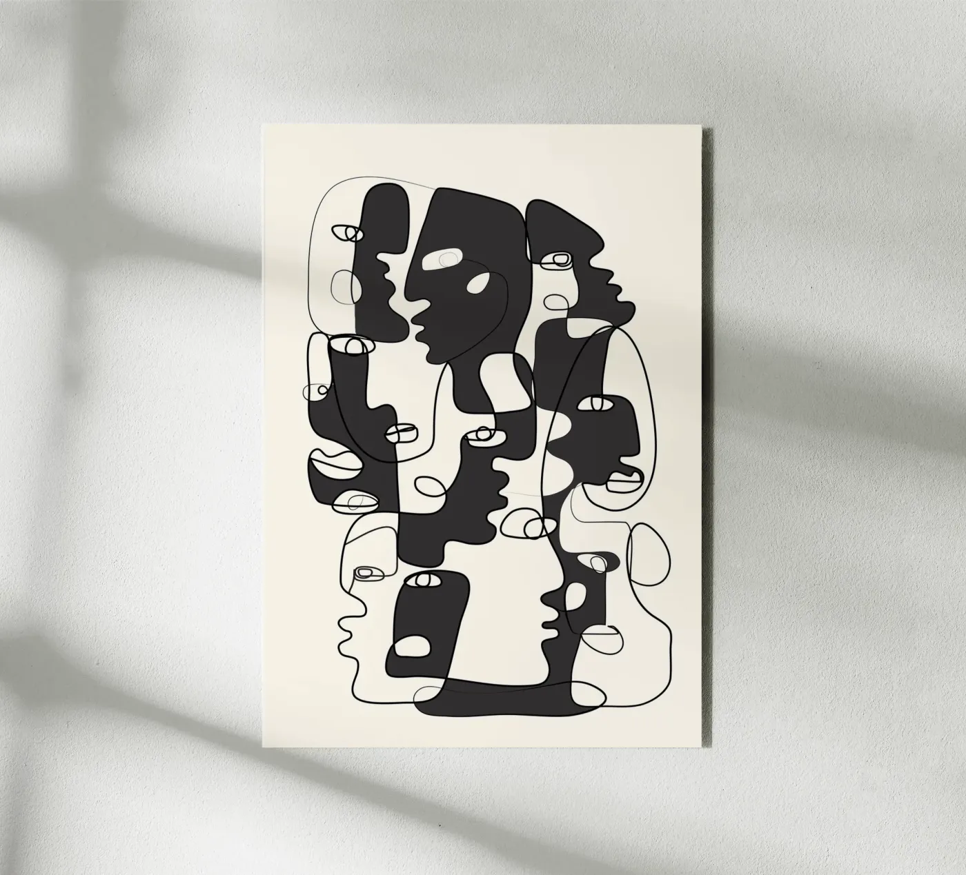 Abstract Faces 2 pannello forex da Flow Line