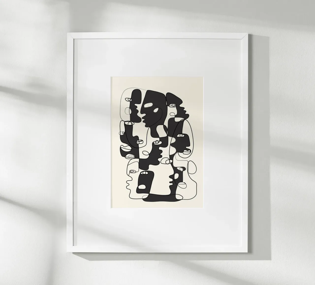 Abstract Faces 2 poster da Flow Line