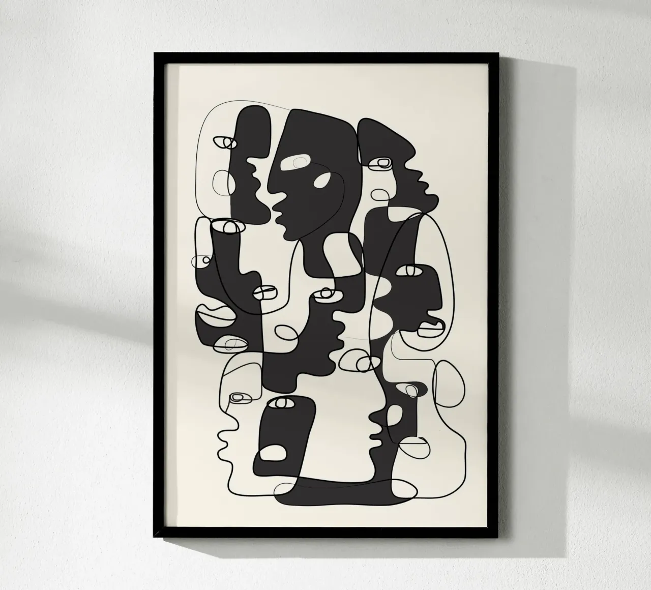 Abstract Faces 2 poster da Flow Line