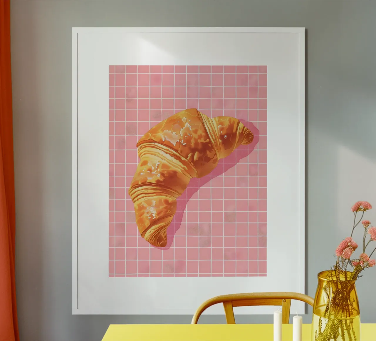 Le Croissant poster by Gypsy Galleria