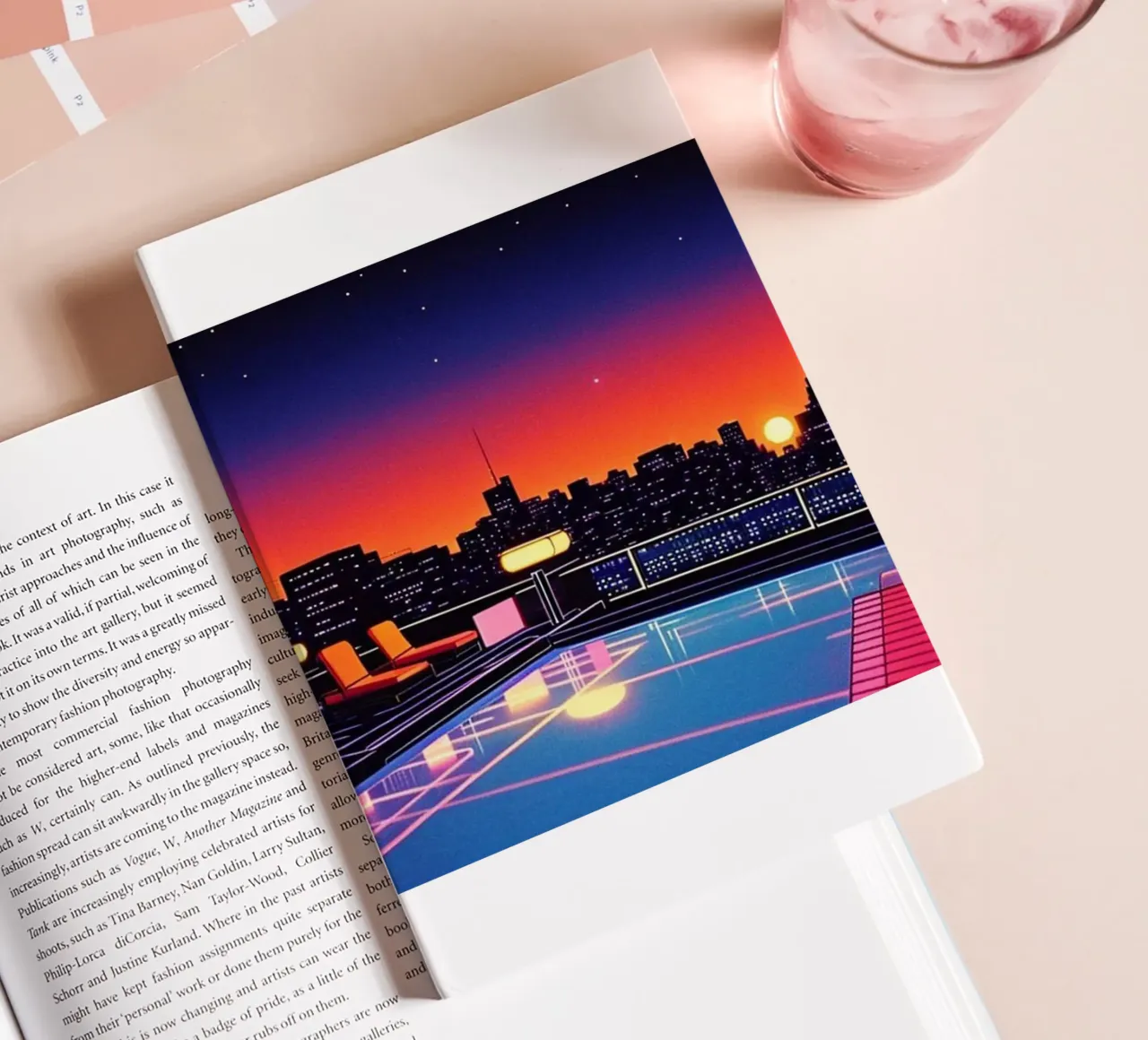 Sky Pool Night - Hiroshi Nagai notebook by Perdana shop