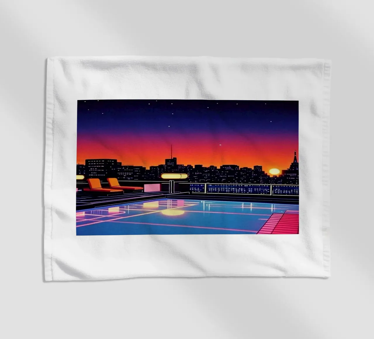 Notte in piscina - Hiroshi Nagai telo mare da Perdana shop