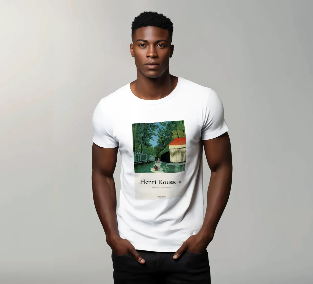 Rousseau - Landscape in Montsouris Park t-shirt da ARTOTHEK