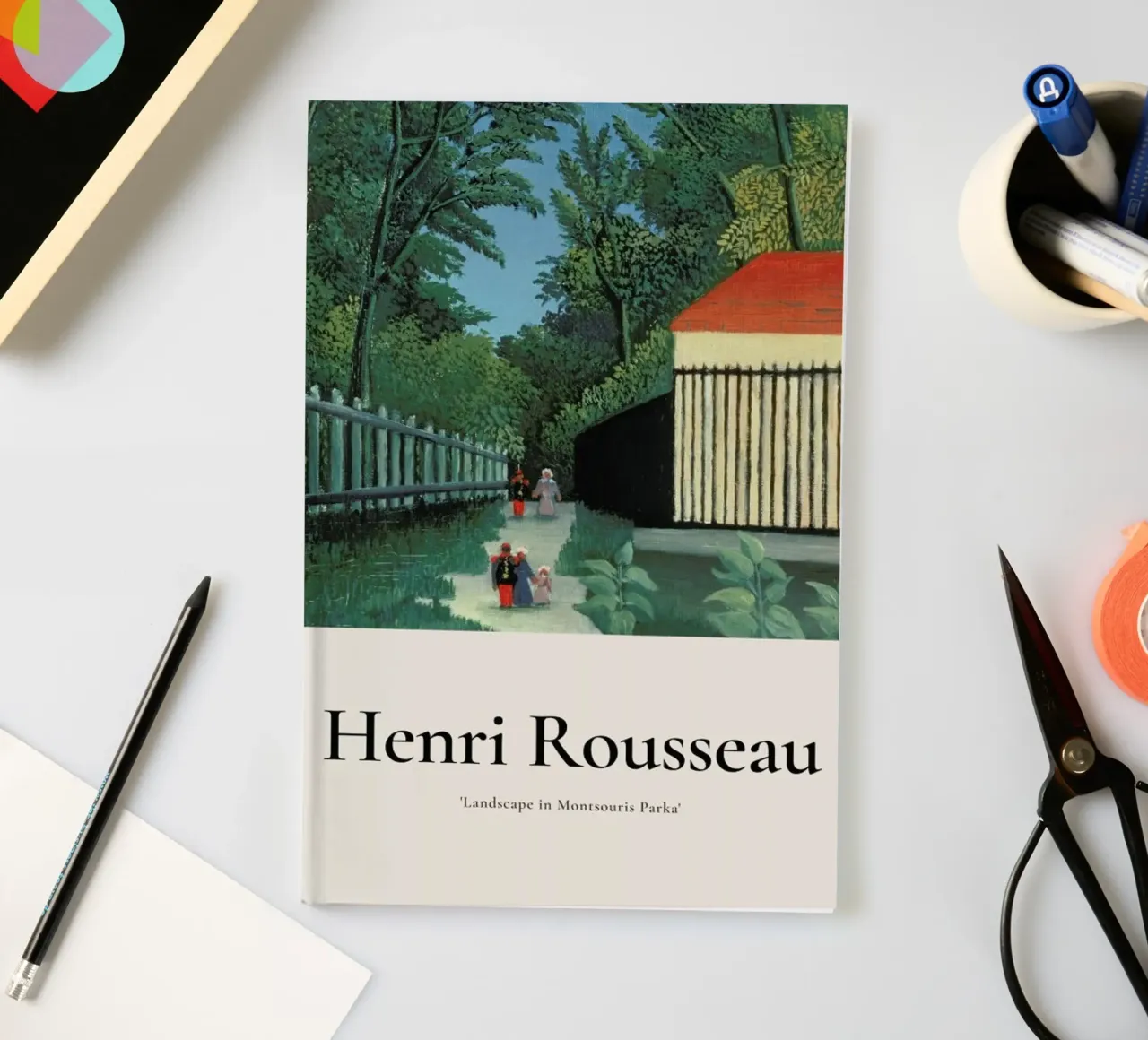 Rousseau - Landscape in Montsouris Park notebook by ARTOTHEK