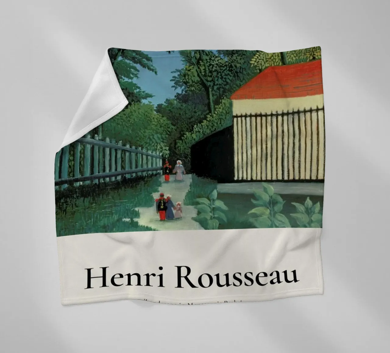 Rousseau - Landscape in Montsouris Park coperta in pile da ARTOTHEK