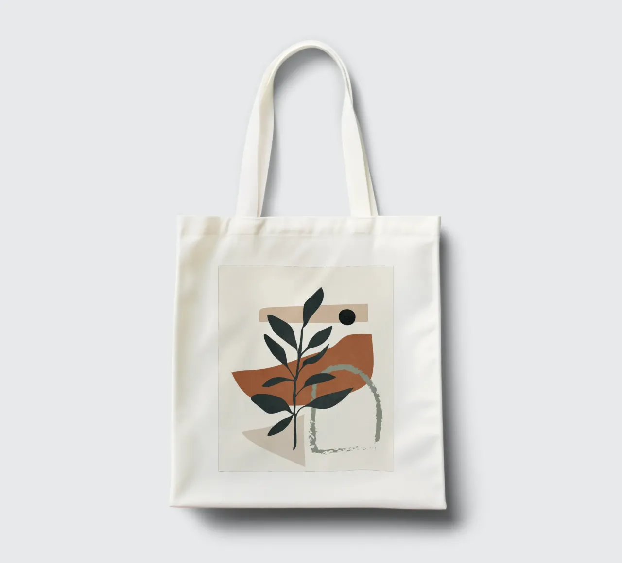 Abstract Shapes 35 borsa in juta da Flow Line