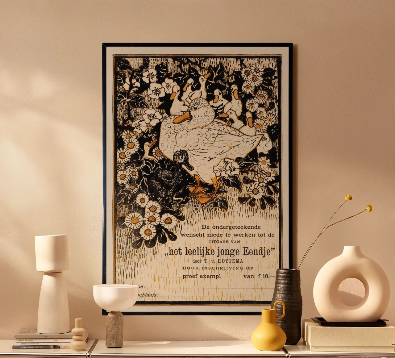Theodorus van Hoytema - Le vilain petit canard poster de Old Masters