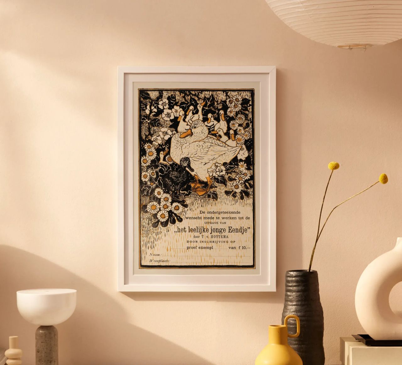 Theodorus van Hoytema - Le vilain petit canard poster de Old Masters