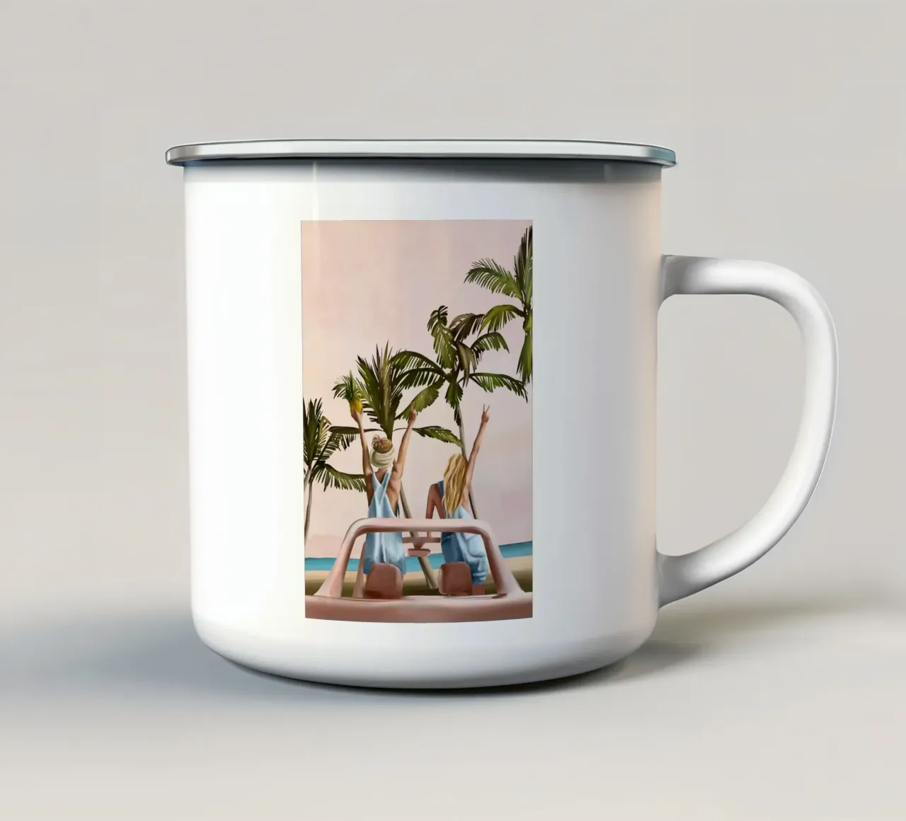 Beach Spring Break tazza in smalto da Flow Line