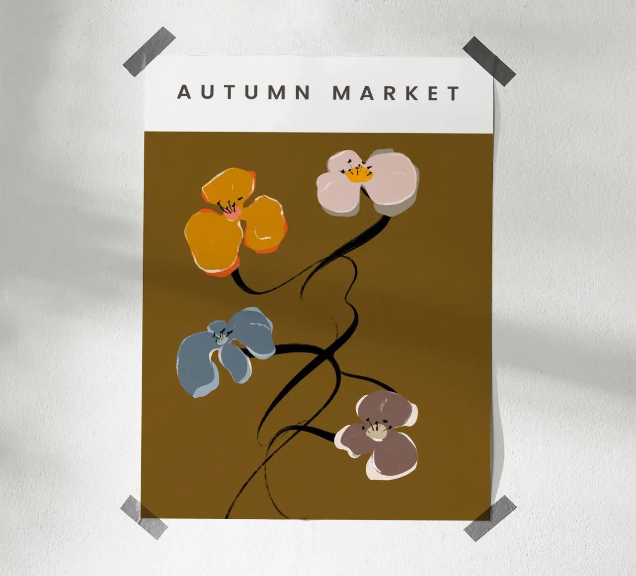 Autumn Market No 01 poster da treechild