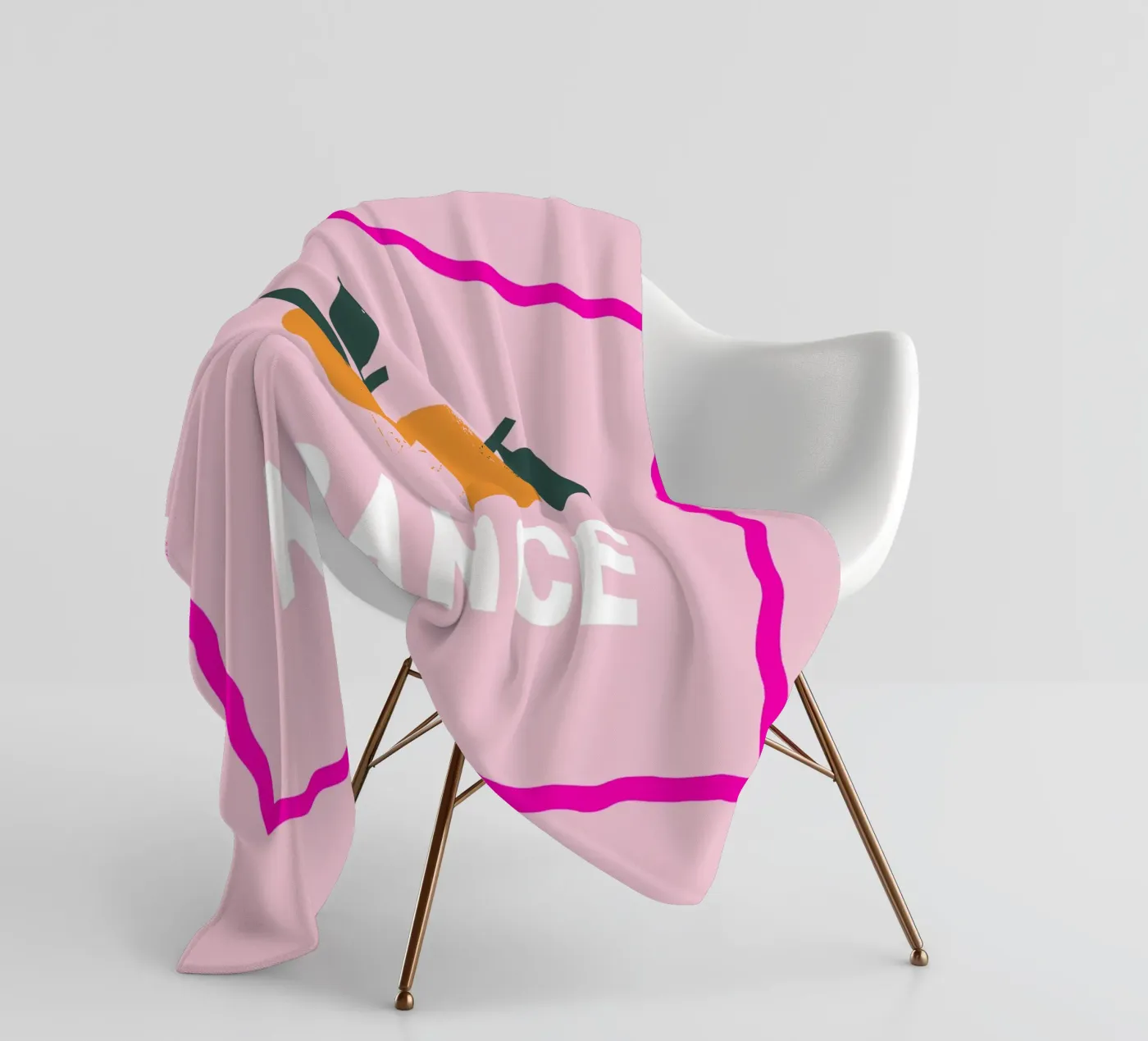 Arance fleecedeken van Iris Knabenschuh Design