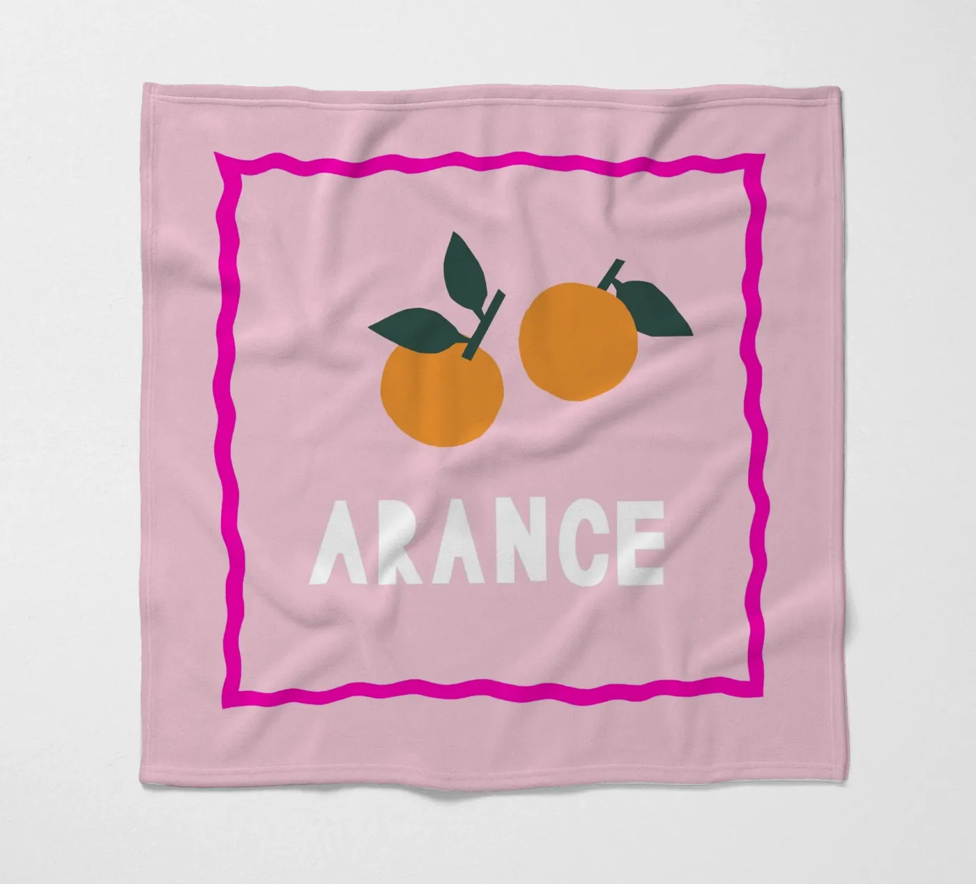 Arance fleecedeken van Iris Knabenschuh Design