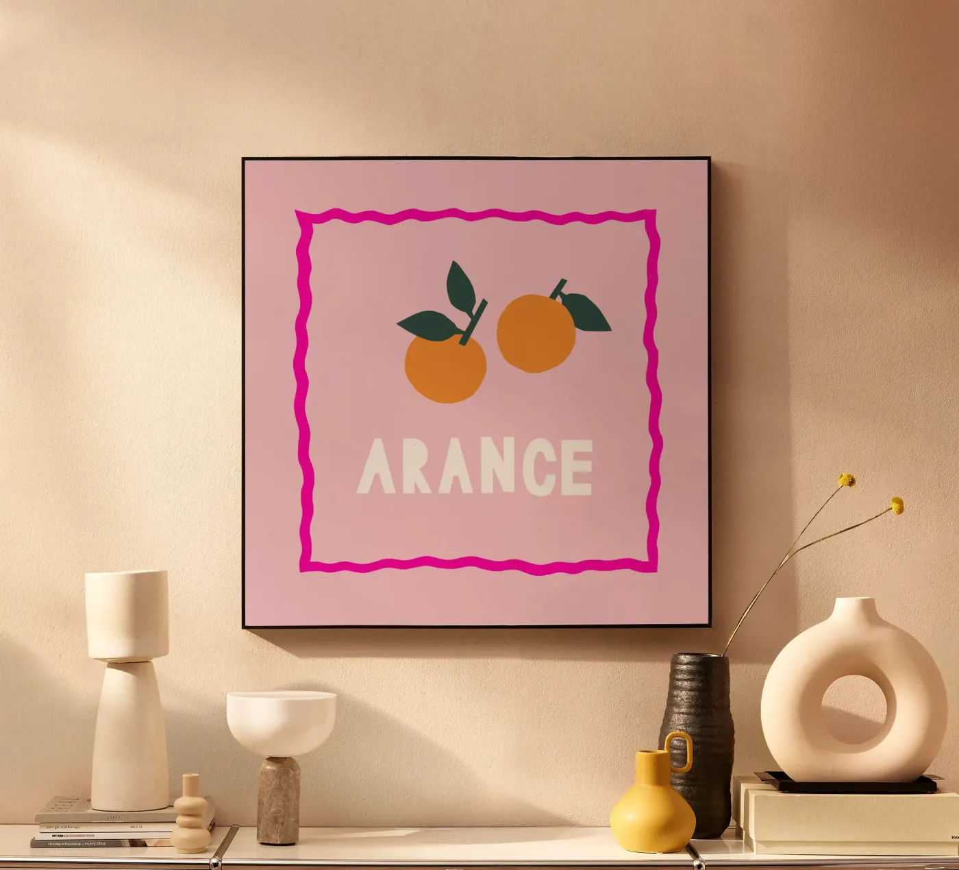 Arance Acryl-Glas von Iris Knabenschuh Design