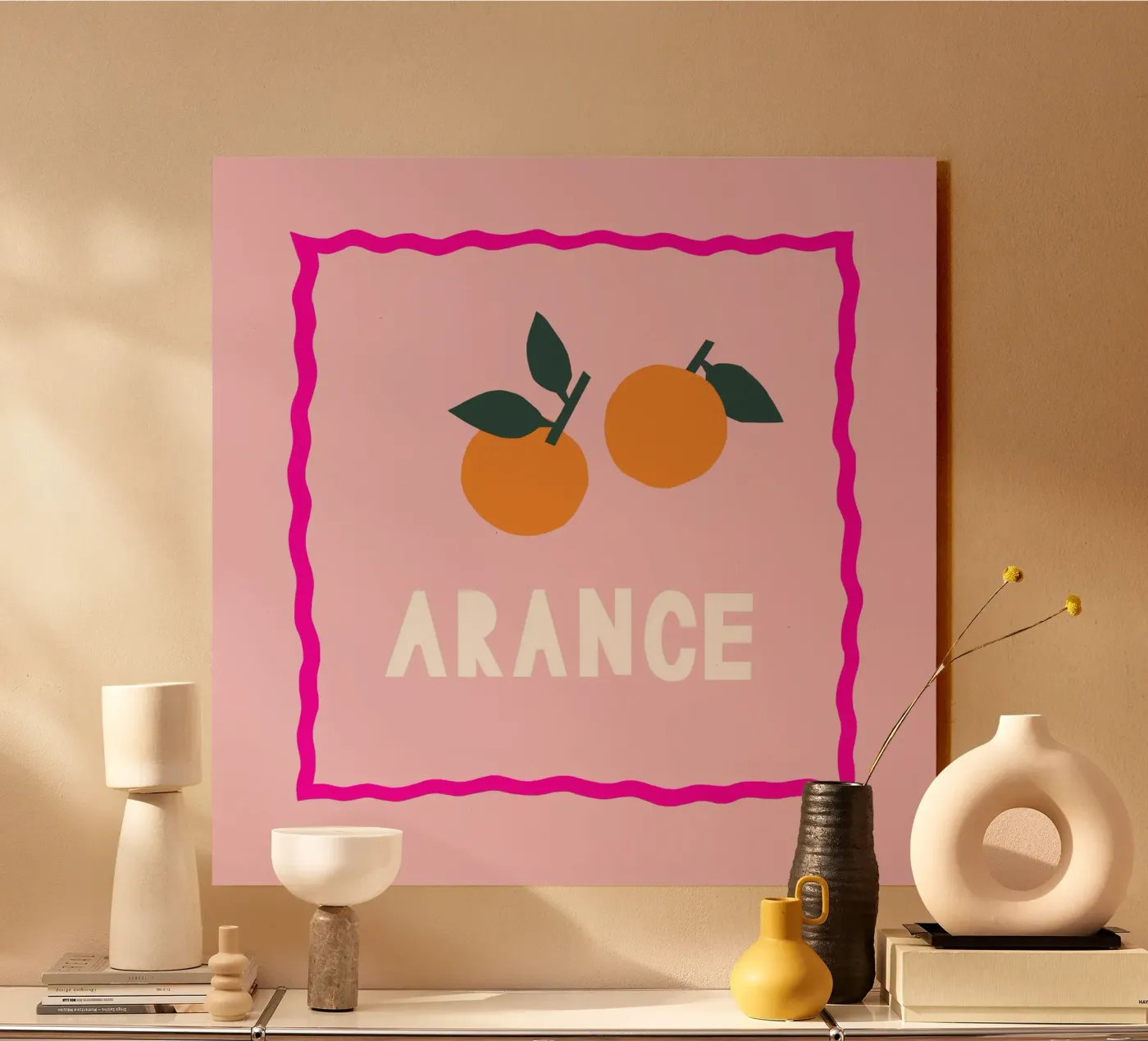 Arance Acryl-Glas von Iris Knabenschuh Design