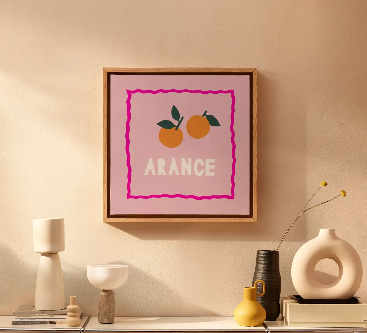 Arance canvas van Iris Knabenschuh Design