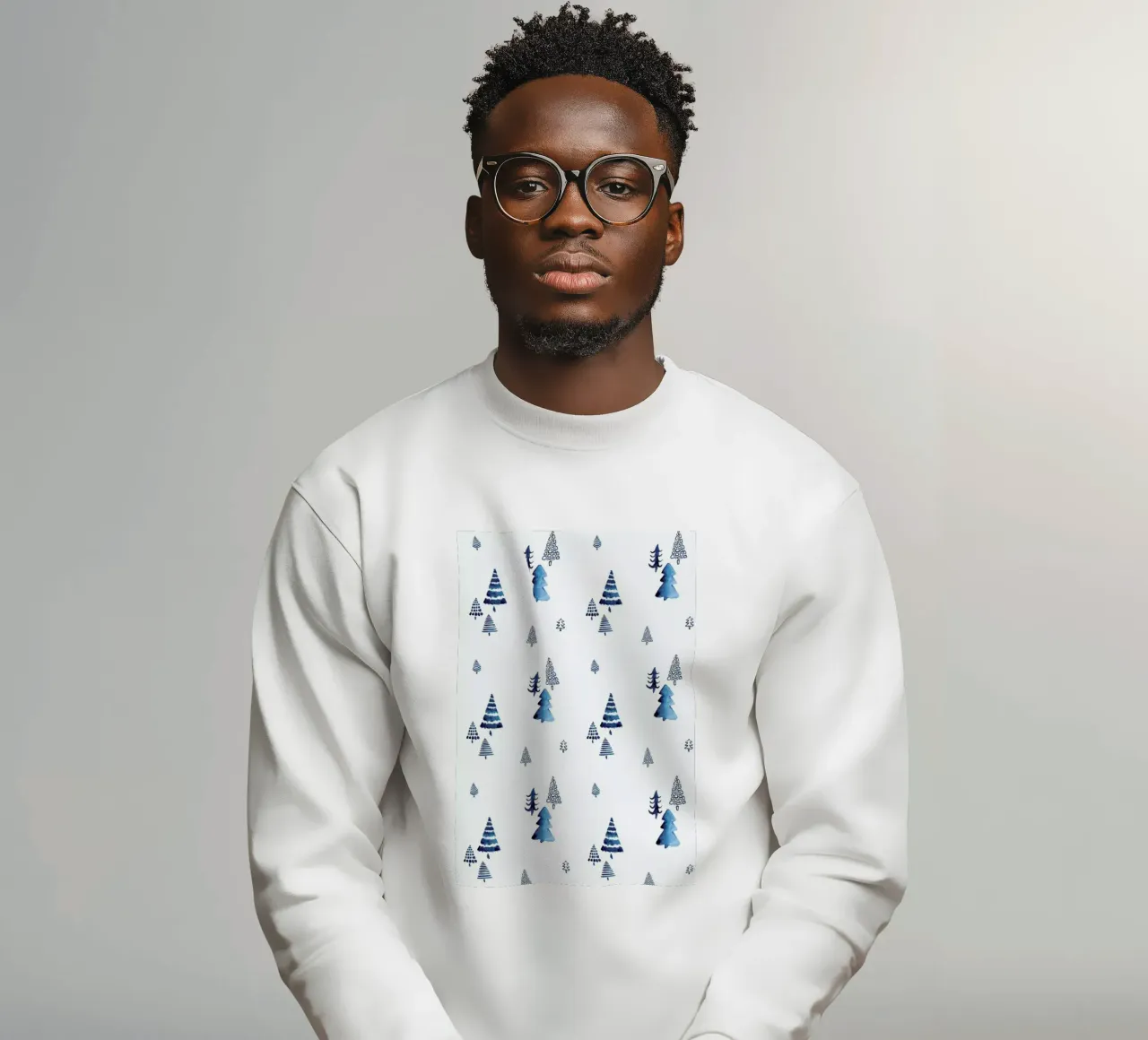 Xmas Trees Sweatshirt von Sabrina Ziegenhorn