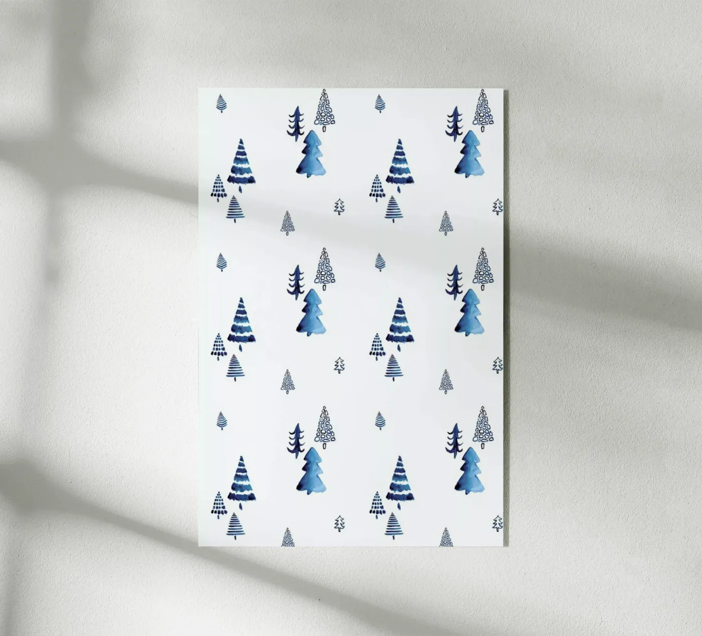 Xmas Trees Acryl-Glas von Sabrina Ziegenhorn