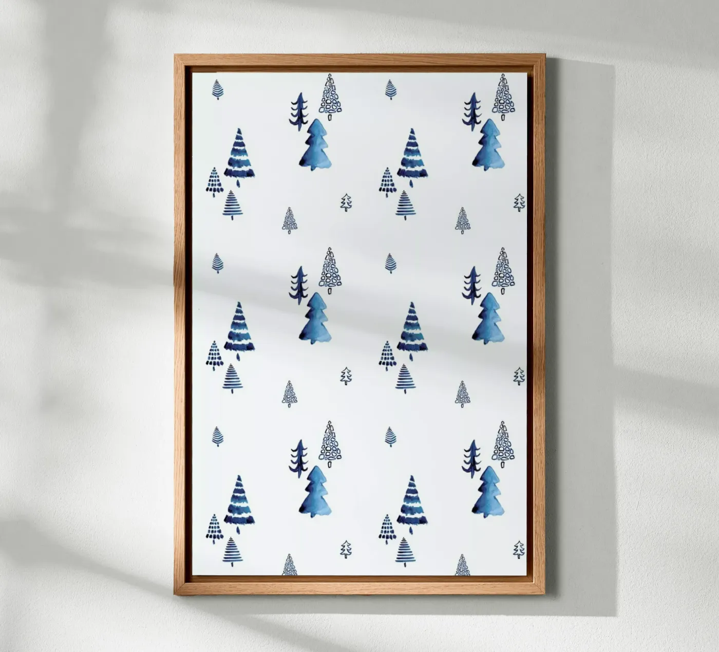 Xmas Trees canvas van Sabrina Ziegenhorn