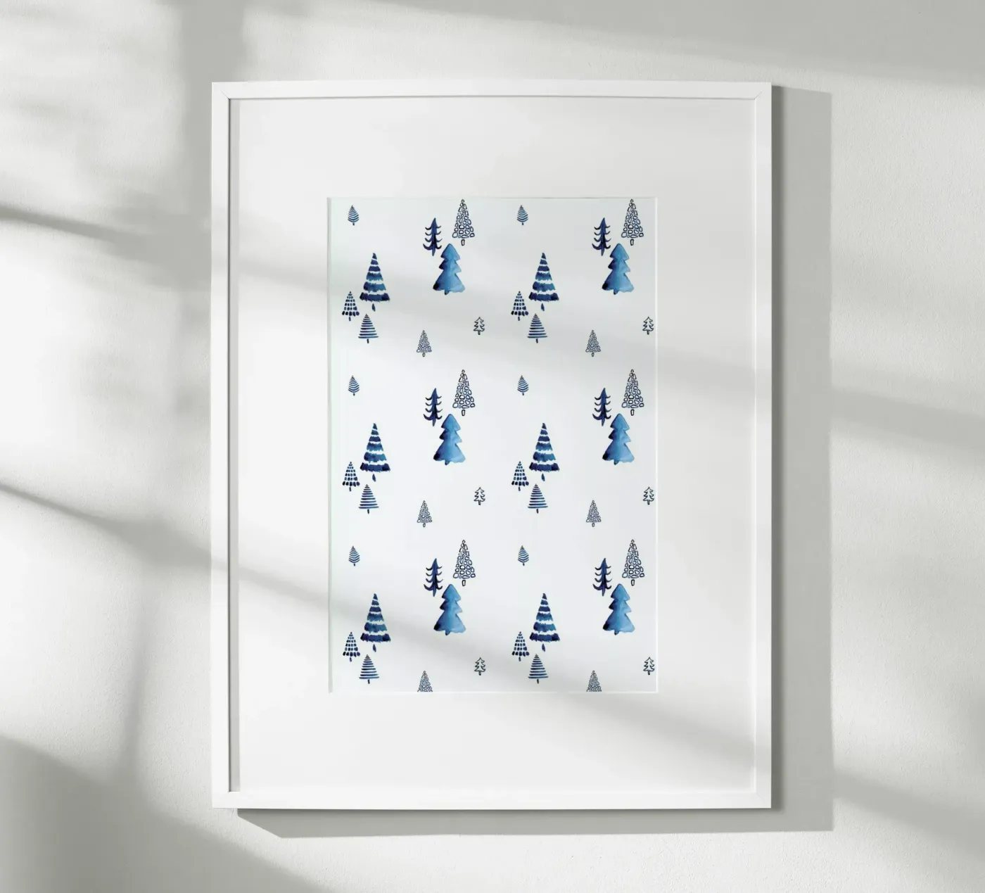 Xmas Trees poster by Sabrina Ziegenhorn