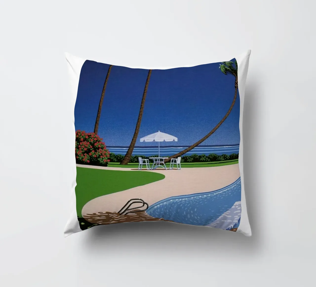 Swimming Pool with View decorative cushion by Perdana shop