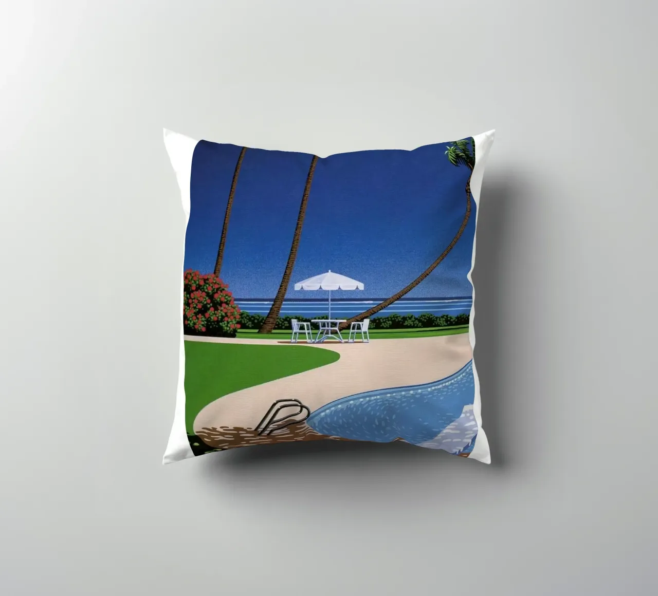 Swimming Pool with View decorative cushion by Perdana shop