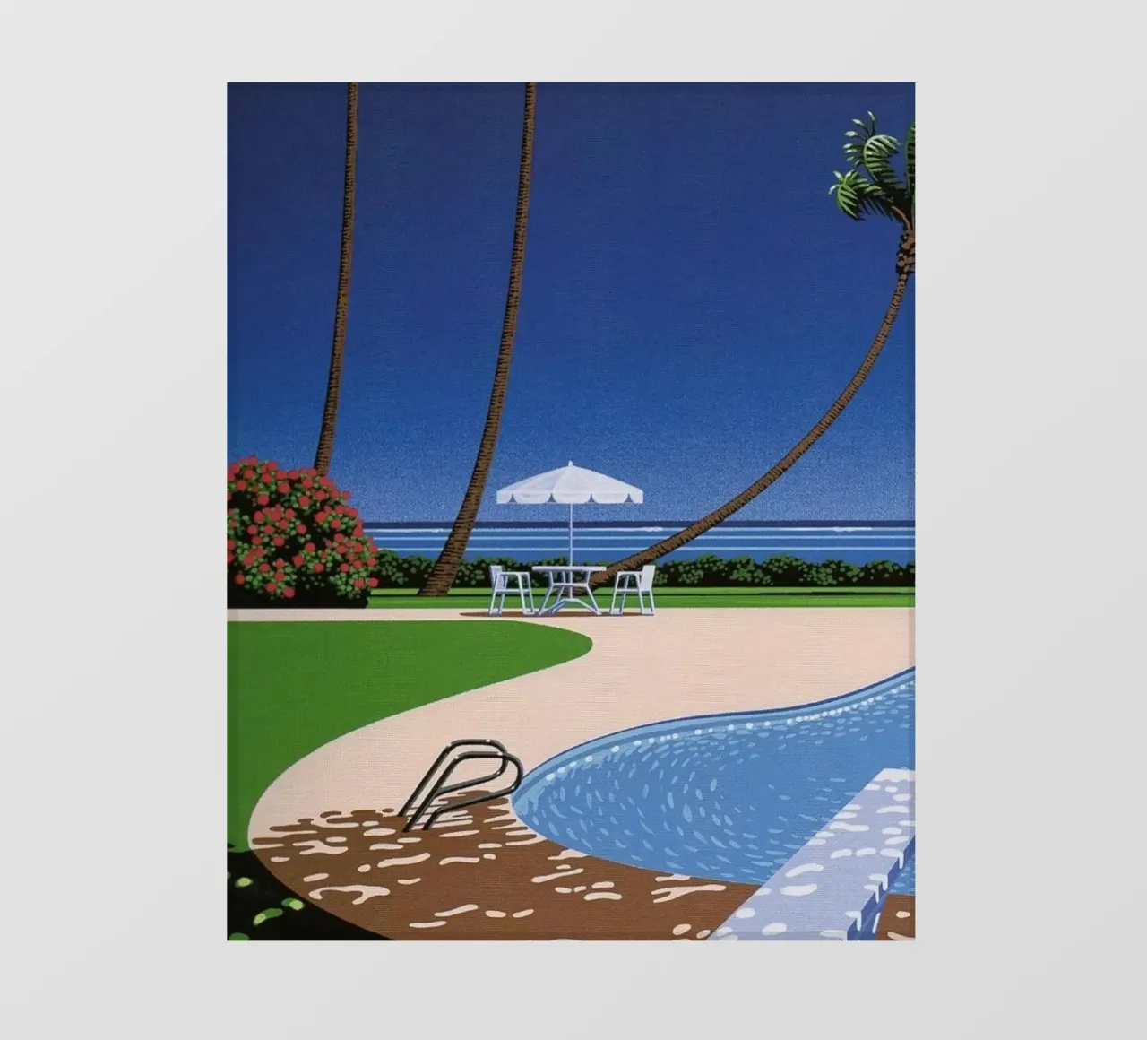 Piscine avec vue papier peint photo de Perdana shop