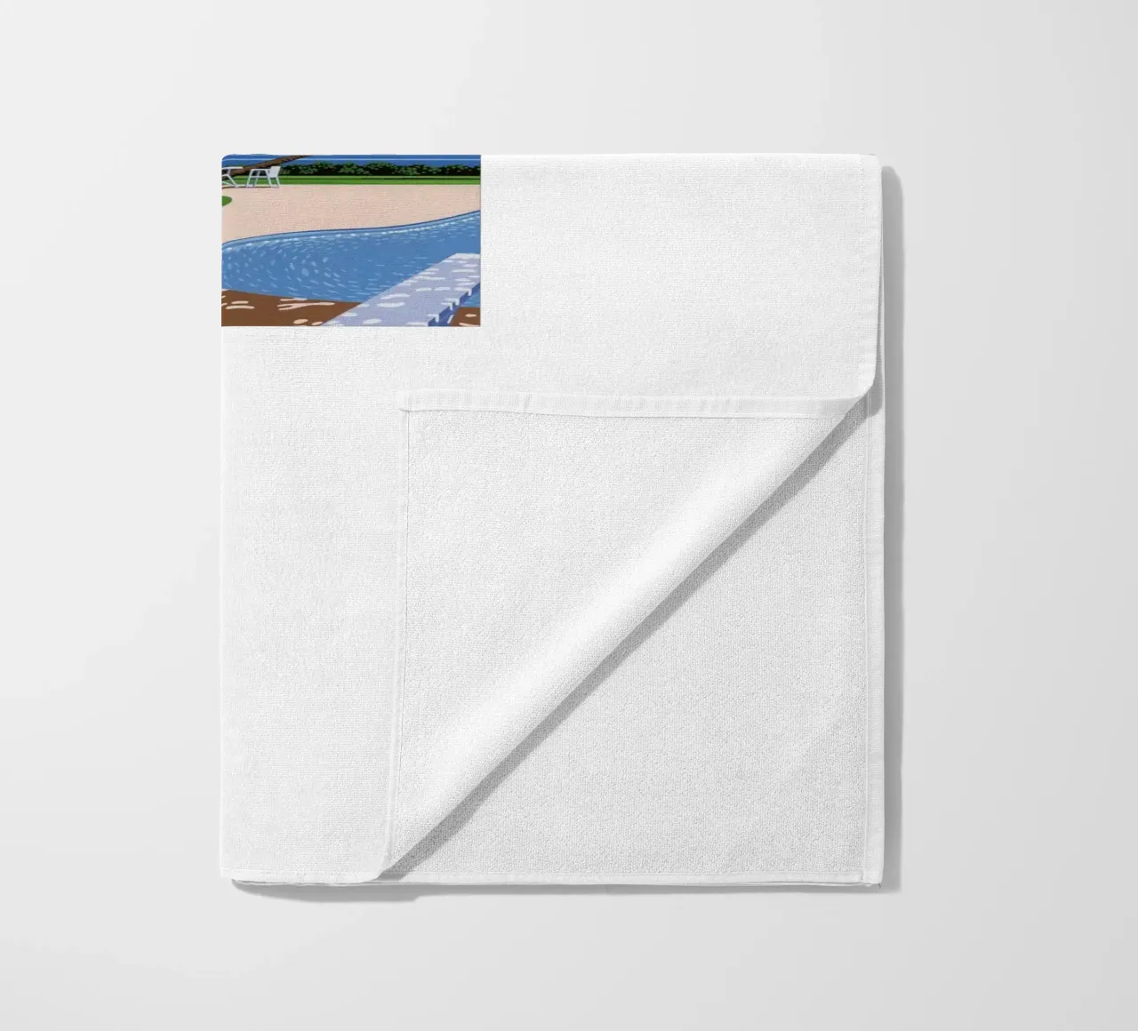 Swimming Pool with View beach towel by Perdana shop