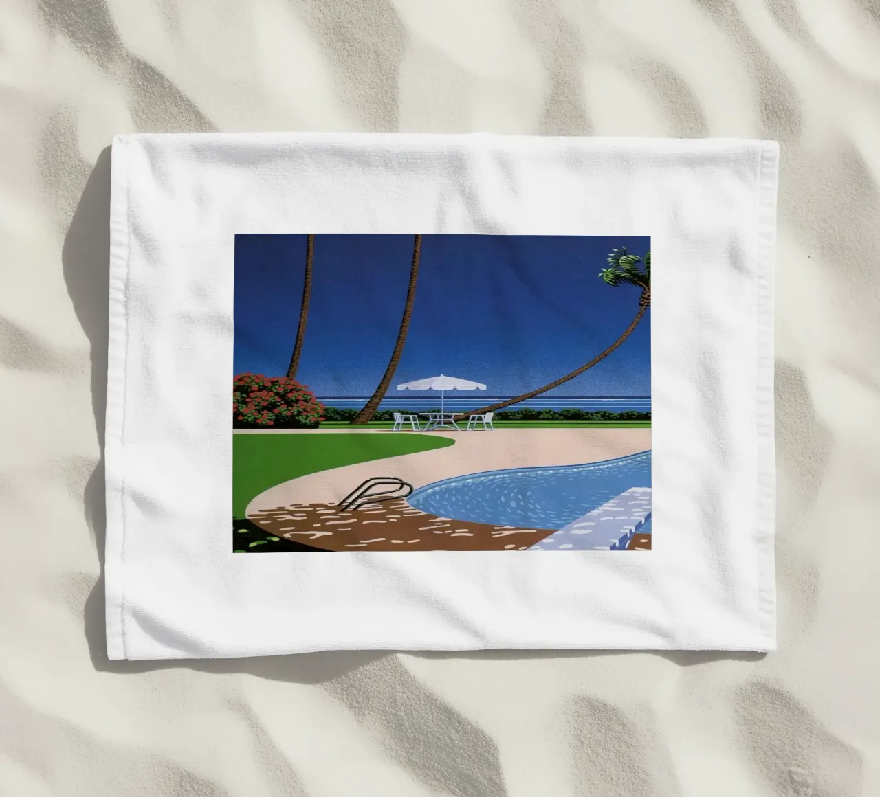 Swimming Pool with View beach towel by Perdana shop